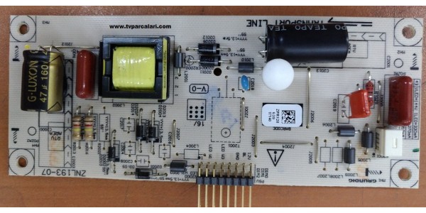 ZNL193-07, ZPR120, ZPR125, ZPW120, GRUNDIG 43 VLE 5537 BG, ARÇELİK A43L 5531 4B2, BEKO B43L 5531 4B2, Led driver